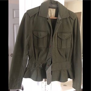RALPH LAUREN Rugby Olive Green Jacket
